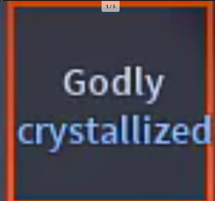x1 Godly AUT | Crystallized, Shinigami, Made in Heaven, Nuclear- Star, STWR - A Universal Time (AUT)