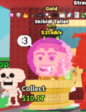 Gold Skibidi Toilet 21.4B/s