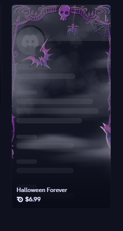 Halloween forever | profile effect | 6.99$