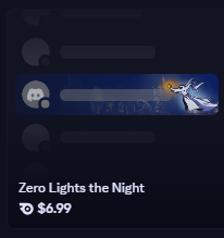 Zero lights the Night | Nameplate |6.99$