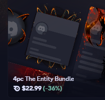 The entity bundle | 22.99$