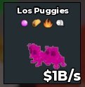 BS15289 Los Puggies Rainbow 1B/s