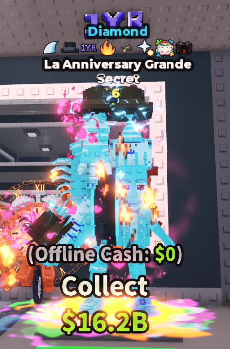 DIAMOND LA ANNIVERSARY GRANDE 1.6B/S (1YR + 7 TRAITS) – STEAL A BRAINROT – FAST DELIVERY & TRUSTED #L8MT5R