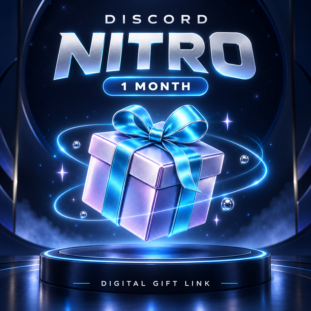 Discord Nitro • 1 Month Subscription | Redeemable Gift Link