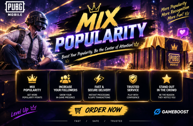 PUBG Mobile 50K MIX Popularity  | Fast & Reliable Service