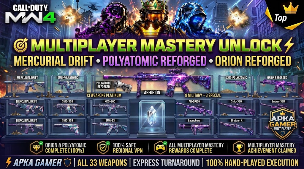🎯 MW4 MULTIPLAYER MASTERY | MERCURIAL DRIFT • POLYATOMIC REFORGED • ORION REFORGED ⚡ APKA GAMER 🛡️