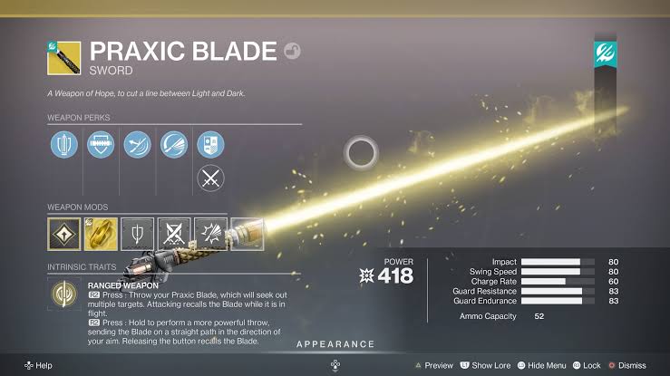 Praxic Blade With 3 Catalyst
