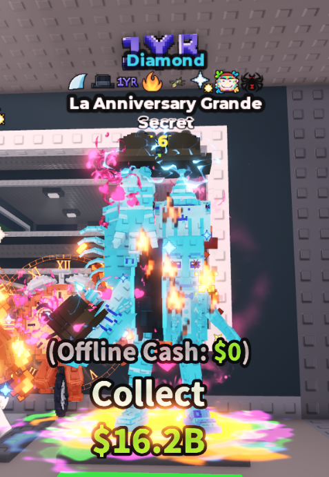 DIAMOND LA ANNIVERSARY GRANDE 1.6B/S (1YR + 7 TRAITS) – STEAL A BRAINROT – FAST DELIVERY & TRUSTED #L8MT5R