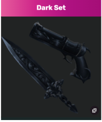DARK SET (DARKSHOT + DARKSWORD) - MURDER MYSTERY 2 - FAST DELIVERY & TRUSTED