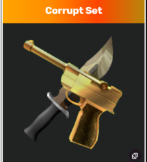 CORRUPT SET (CORRUPT + LUGER) - MURDER MYSTERY 2 - FAST DELIVERY & TRUSTED