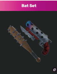 BAT SET (BAT + MAKESHIFT) - MURDER MYSTERY 2 - FAST DELIVERY & TRUSTED