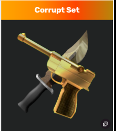 CORRUPT SET (CORRUPT + LUGER) - MURDER MYSTERY 2 - FAST DELIVERY & TRUSTED