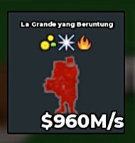 BS15395 La Lucky Grande Coin Trait Rainbow 960M/s | FAST DELIVERY