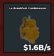 BS15396 La Breakfast Combinasion Rainbow 1.6B/s