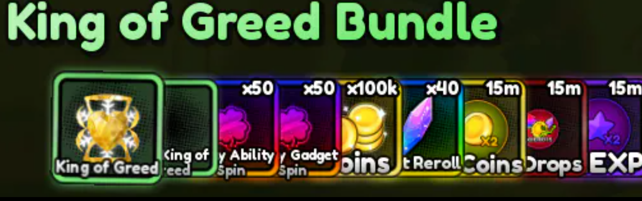 Anime Apocalypse>King of Greed Bundle