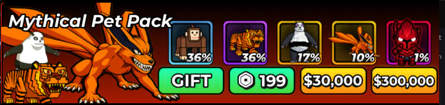 Anime Apocalypse>Mythical Pet Pack