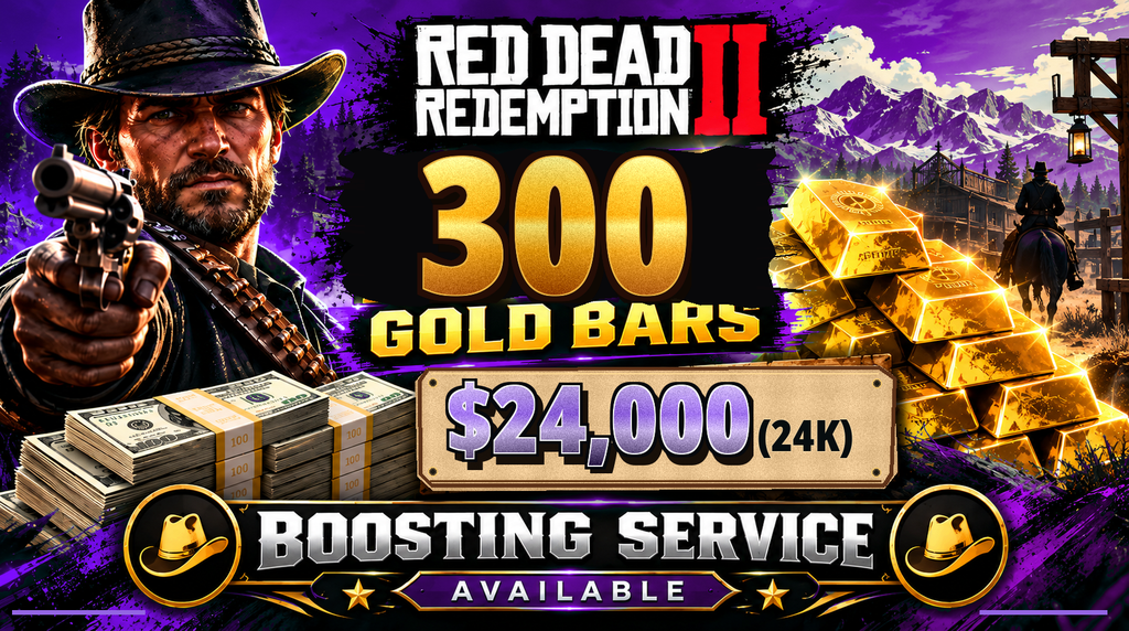 💰PS5 RDR2 300 Gold Bars with 24K Cash | Gold & Money Boosting