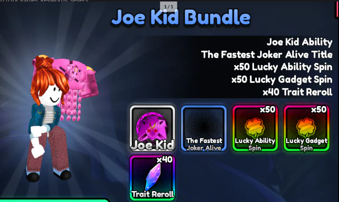 Anime Apocalypse>Joe Kid Bundle