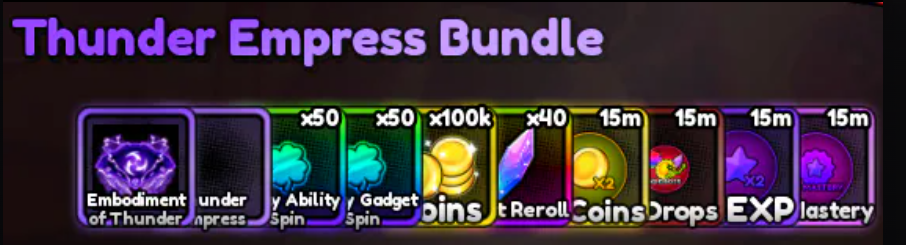 Anime Apocalypse>Thunder Empress Bundle