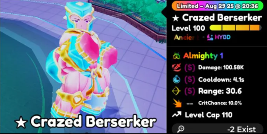 💎Crazed Berserker💎 SSS EVO ALMIGHTY💎