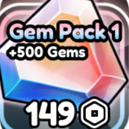 🔴🔴 Gem Pack 1 (+500 Gems)🔴🔴149R