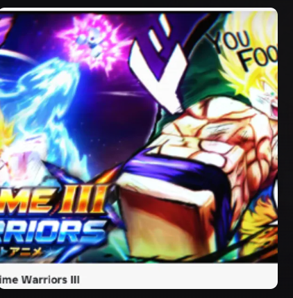 Anime Warriors IIl /Anime Warriors 3 - fast open [399R]