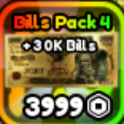 🔴🔴Bills Pack 4（+30k Bills）🔴🔴3999R