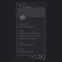 Dark Roses (Any Color) | Profile Effect | 🎁Gift Link | Fast Delivery