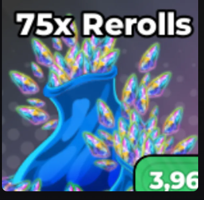 Anime Warriors III - 75x Rerolls [4399R]