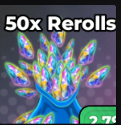 Anime Warriors III - 50x Rerolls [3099R]