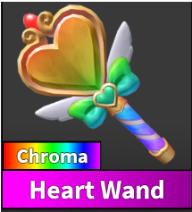 CHROMA HEART WAND - MURDER MYSTERY 2 - FAST DELIVERY & TRUSTED