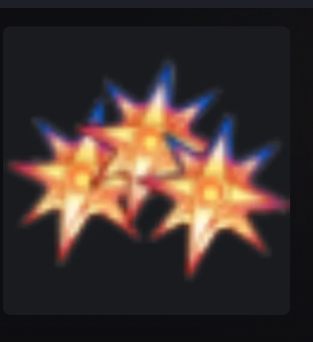 Anime Warriors III>Sun Stars>2,000 Sun Stars