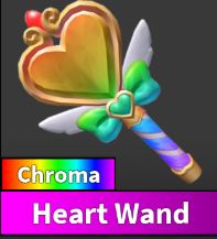 CHROMA HEART WAND - MURDER MYSTERY 2 - FAST DELIVERY & TRUSTED