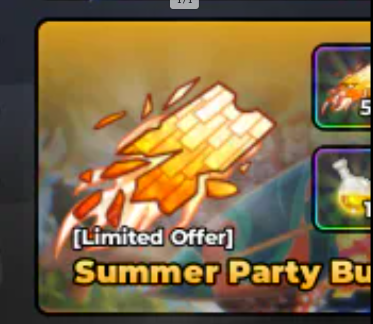 Anime Warriors III>Summer Party Bundle