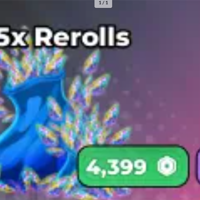 75x Reroll【4399R】
