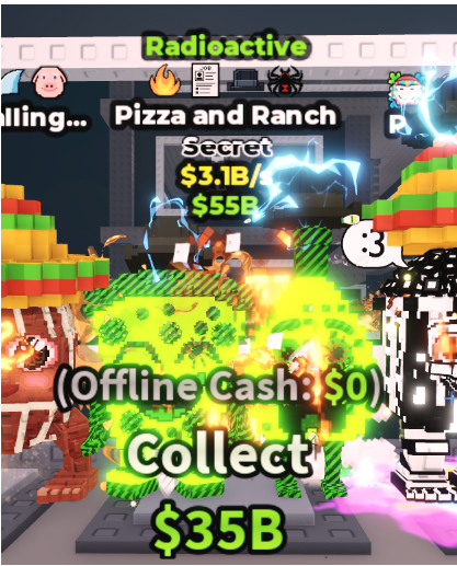 RADIOACTIVE PIZZA AND RANCH 3.1B/S (FIRE, JOB, MATTEO, SPIDER) #K2RV8M