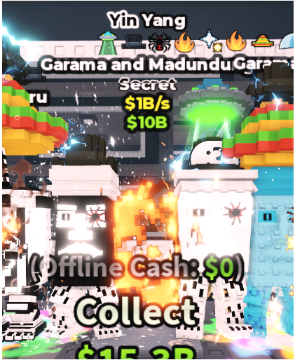 YIN YANG GARAMA AND MADUNDUNG 1B/S (UFO, MATTEO, SPIDER, FIRE) #J9TK4P