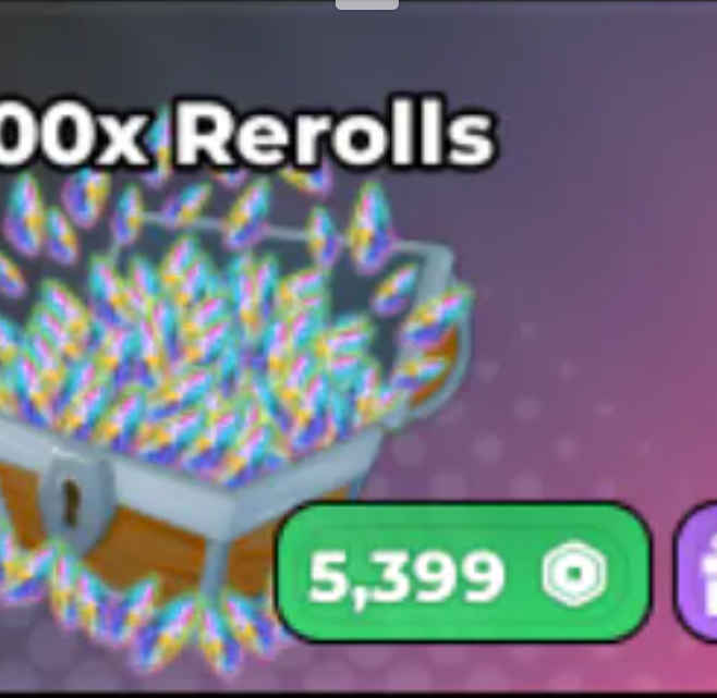 100x🔴🔴Trait Rerolls🔴🔴5399R