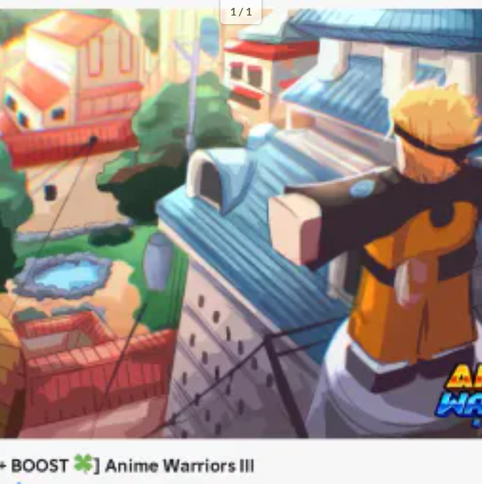 3495R 🟢🟢🟢 anime warriors i il multi open open extra equip shiny hunter secret hunter