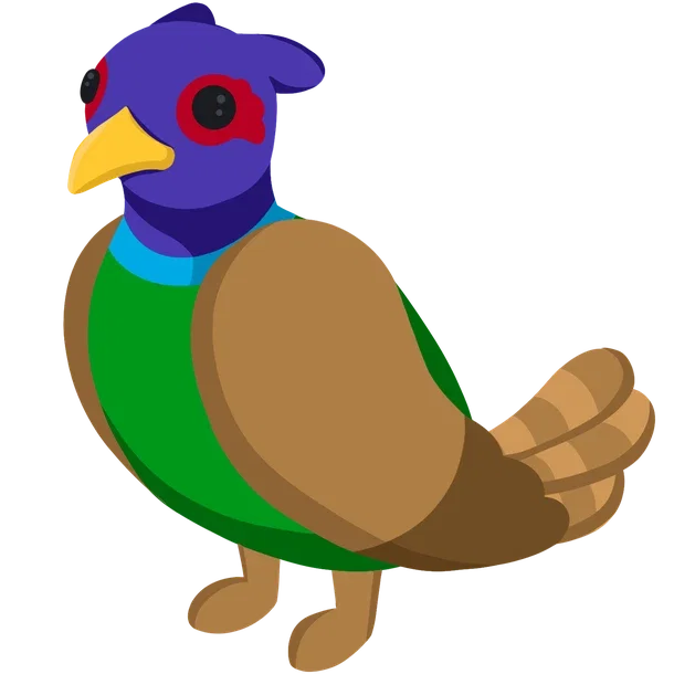 Green-Chested Pheasant MFR