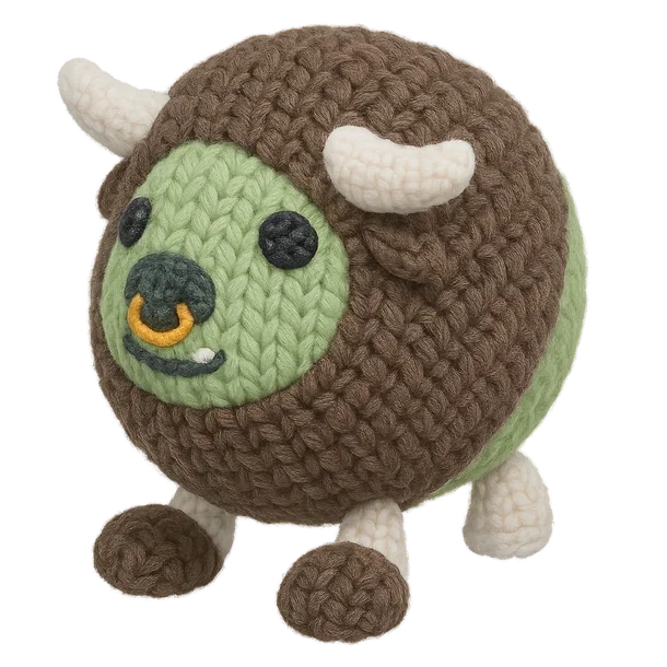 Zombie Buffalo Plush