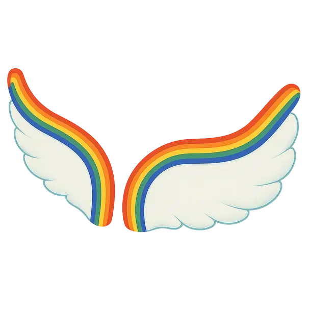 Rainbow Cloud Wings