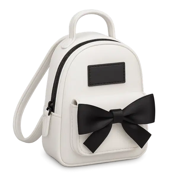 White Designer Backpack