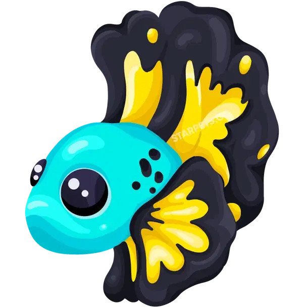 Blue Betta Fish FR