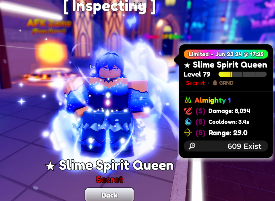 🩷Slime Spirit Queen 🩷 SSS EVO Almighty