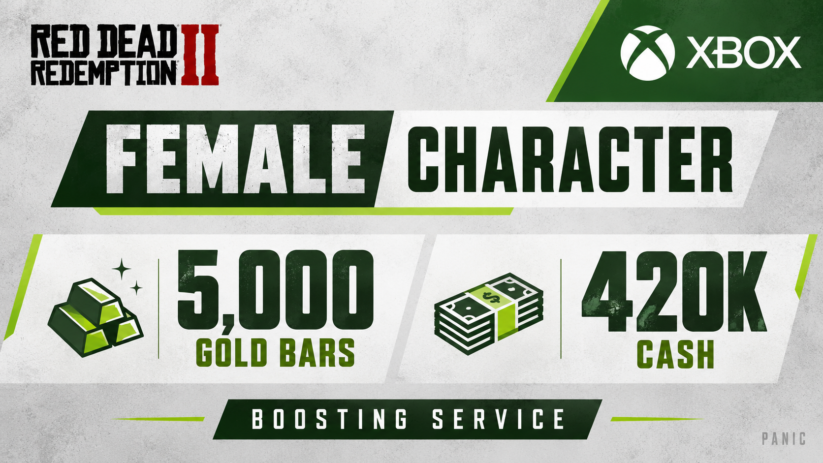 ⭐ Xbox 💃 Female Character 🪙 5,000 Gold Bars 💰 $420K+ Cash ⚡ Fast & Reliable