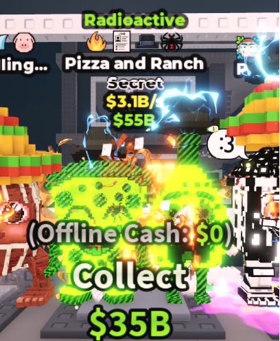 RADIOACTIVE PIZZA AND RANCH 3.1B/S (FIRE, JOB, MATTEO, SPIDER) #K2RV8M