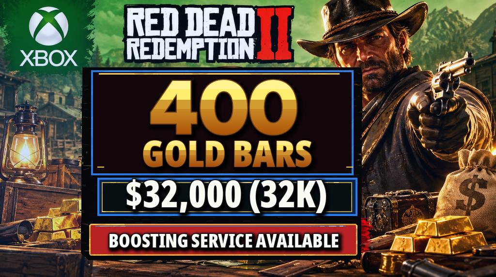 🪙🏆 Xbox RDR2 | 400 Gold Bars with $32K Cash | Gold & Money Boosting 💸✨