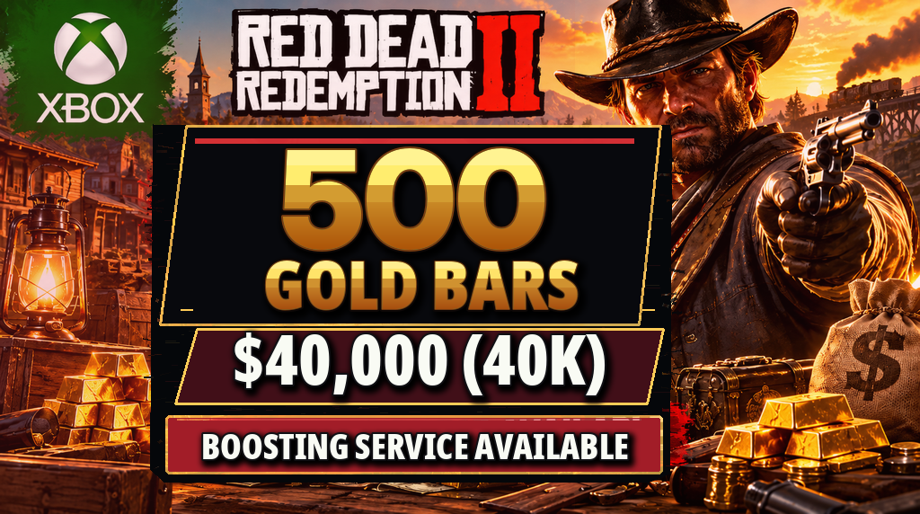 ⚡🤠 Red Dead Redemption 2 Xbox | 500 Gold Bars & $40,000 Cash Package 💰🔥