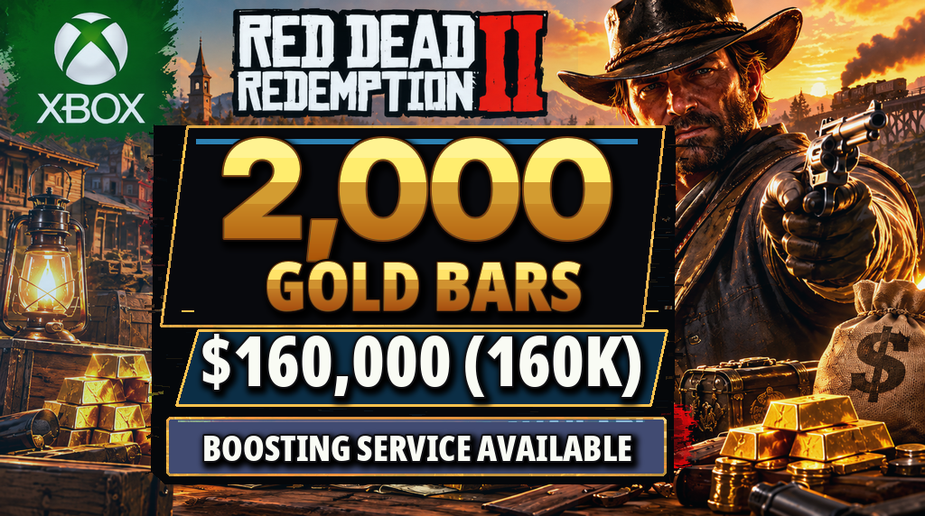 💰🤠 Red Dead Redemption 2 | Xbox 2000 Gold Bars & $160K Cash Boost 🚀🔥